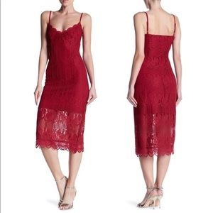 Red Lacy Dress